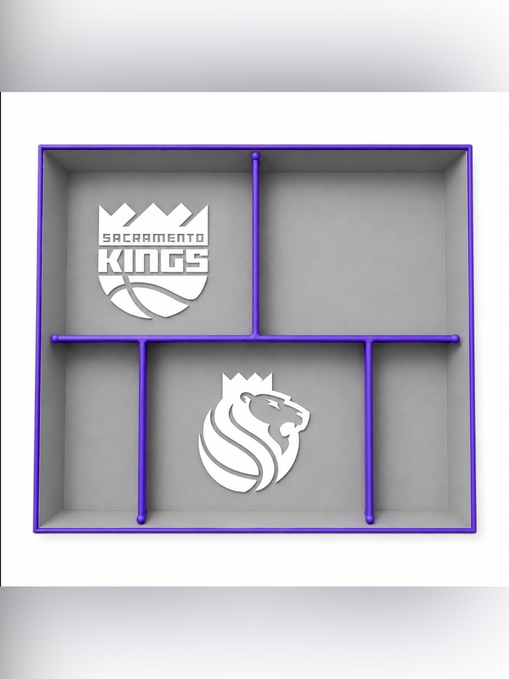 Sacramento Kings NBA Pocket Dump Tray - For Keys, Wallet, Money, Etc
